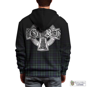 Graham of Montrose Modern Tartan Hoodie Featuring Alba Gu Brath Family Crest Celtic Inspired