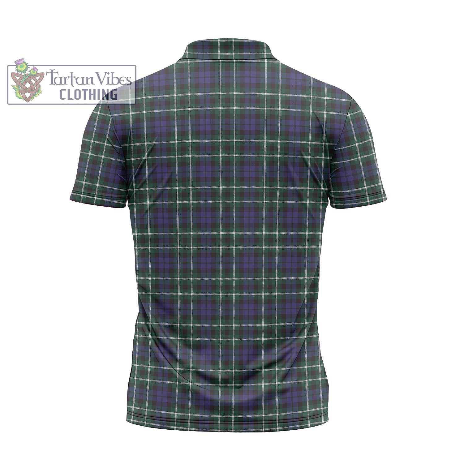 Tartan Vibes Clothing Graham of Montrose Modern Tartan Zipper Polo Shirt