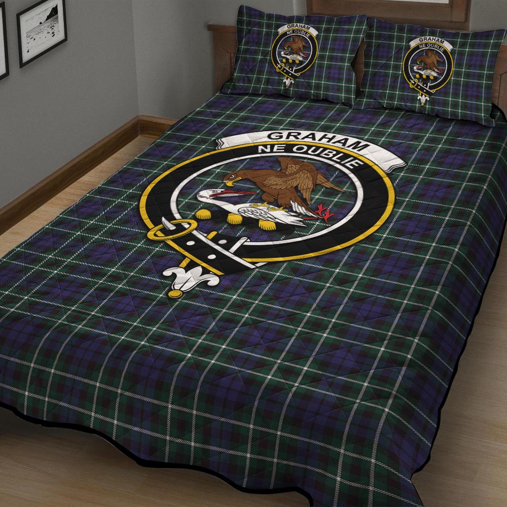 Graham of Montrose Modern Tartan Quilt Bed Set with Family Crest - Tartan Vibes Clothing