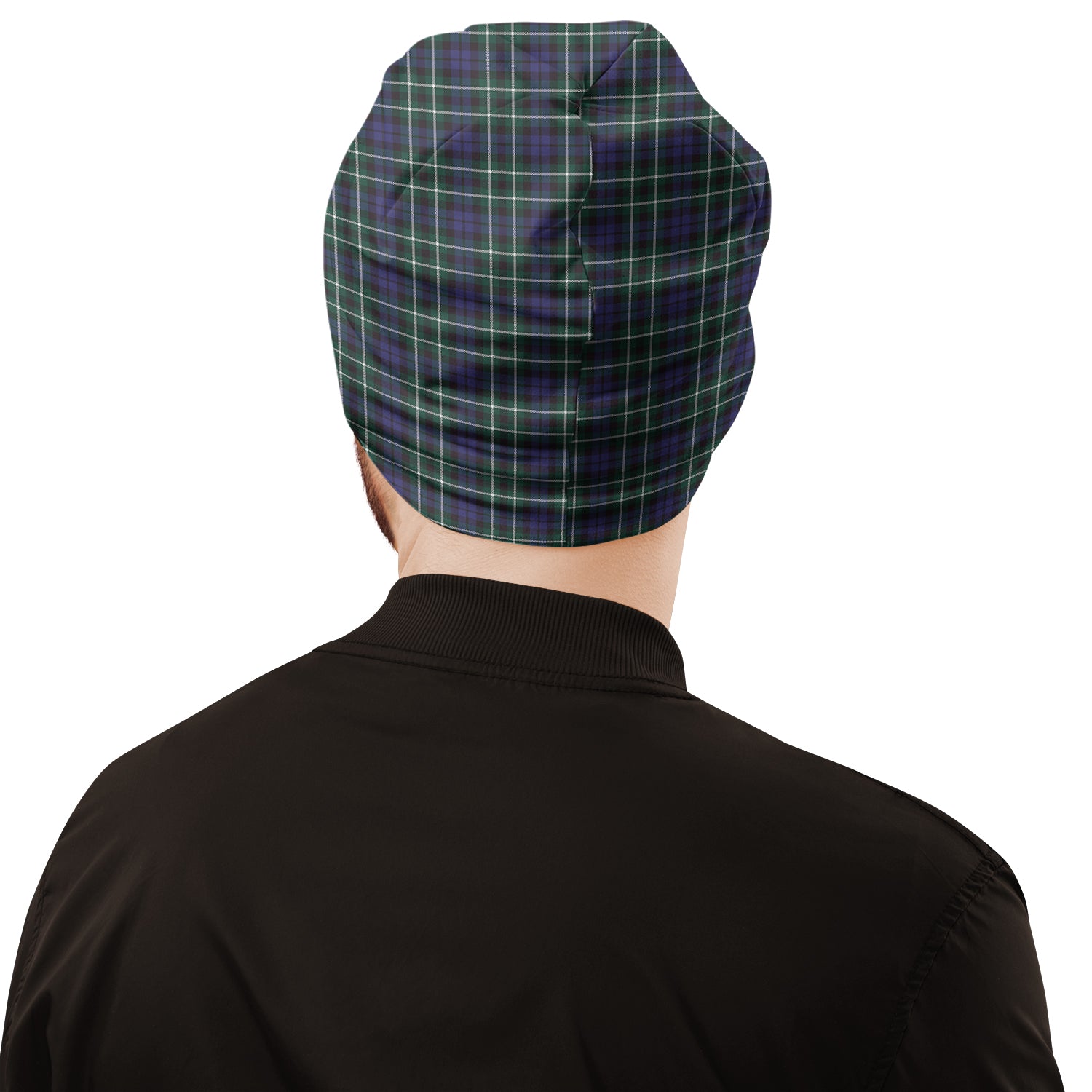 Graham of Montrose Modern Tartan Beanies Hat with Family Crest - Tartan Vibes Clothing