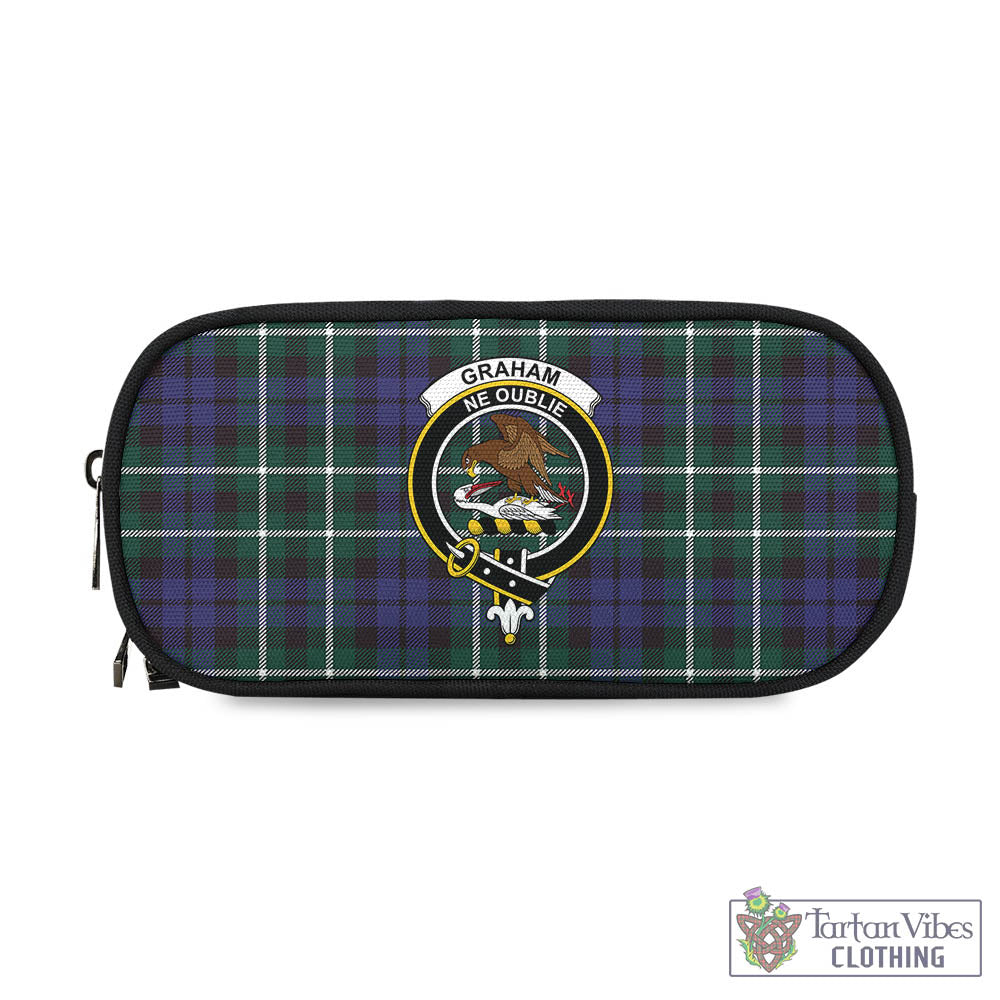 Tartan Vibes Clothing Graham of Montrose Modern Tartan Pen and Pencil Case with Family Crest