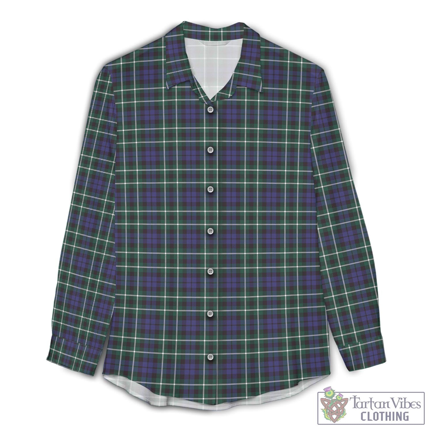 Graham of Montrose Modern Tartan Womens Casual Shirt