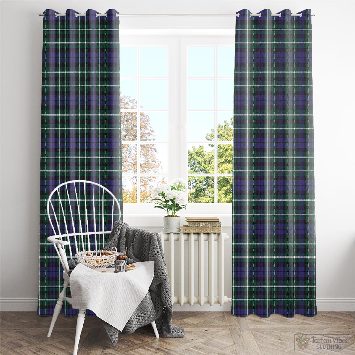 Graham of Montrose Modern Tartan Window Curtain