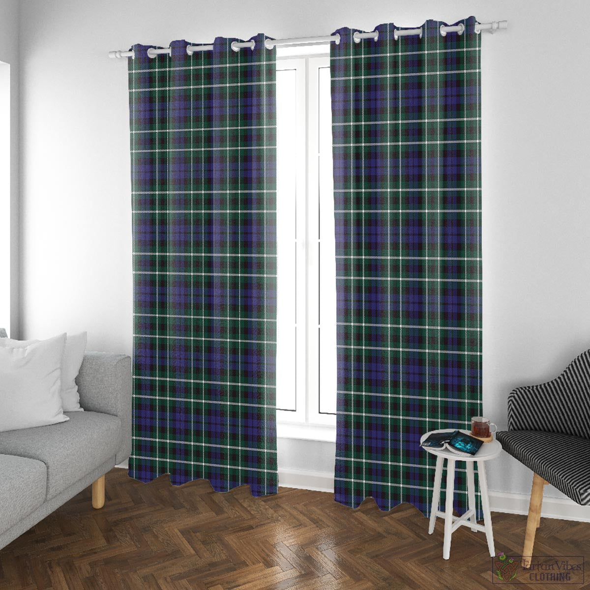 Graham of Montrose Modern Tartan Window Curtain