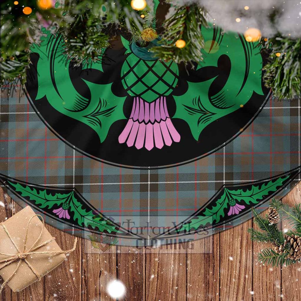 Grainger Tartan Christmas Tree Skirt Scottish Thistle Style - Tartan Vibes Clothing