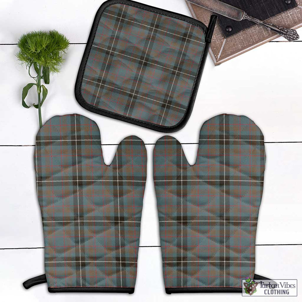 Grainger Tartan Combo Oven Mitt & Pot-Holder Black - Tartan Vibes Clothing