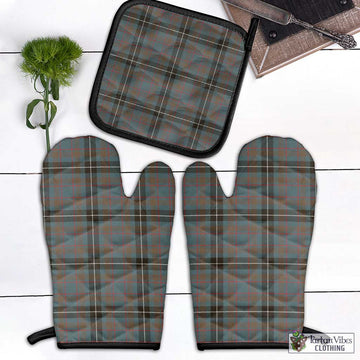 Grainger Tartan Combo Oven Mitt & Pot-Holder Black - Tartan Vibes Clothing