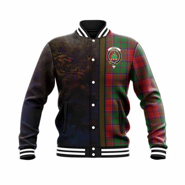 Grant Tartan Family Crest Baseball Jacket Alba Gu Brath Be Brave Lion Ancient Style Unisex - Tartan Vibes Clothing