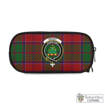 Grant Tartan Pen and Pencil Case with Family Crest