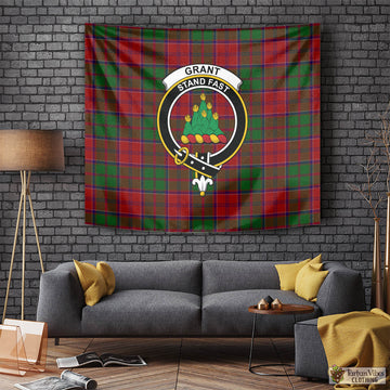 Grant Tartan Tapestry Wall Hanging and Home Decor for Room with Family Crest