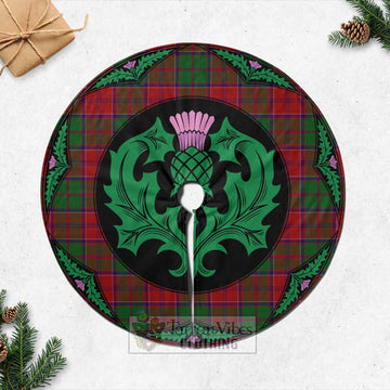 Grant Tartan Christmas Tree Skirt Scottish Thistle Style