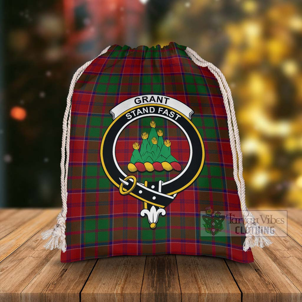 Tartan Vibes Clothing Grant Tartan Christmas Santa's Bag with Family Crest