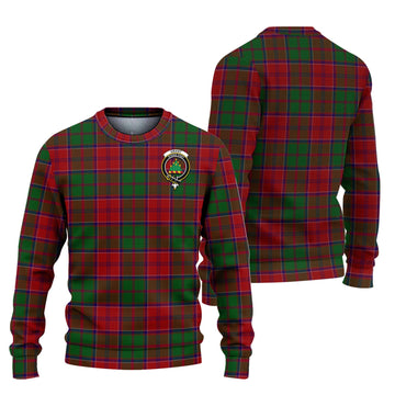 Grant Tartan Ugly Sweater with Family Crest