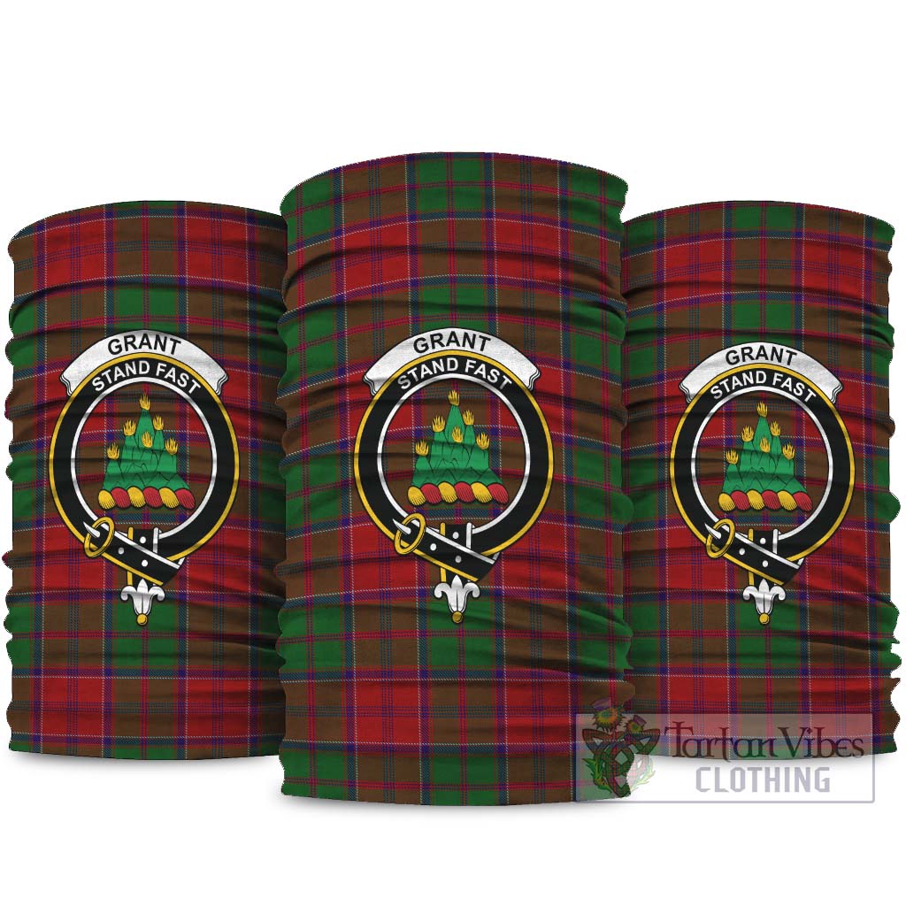 Grant Tartan Neck Gaiters, Tartan Bandanas, Tartan Head Band with Family Crest