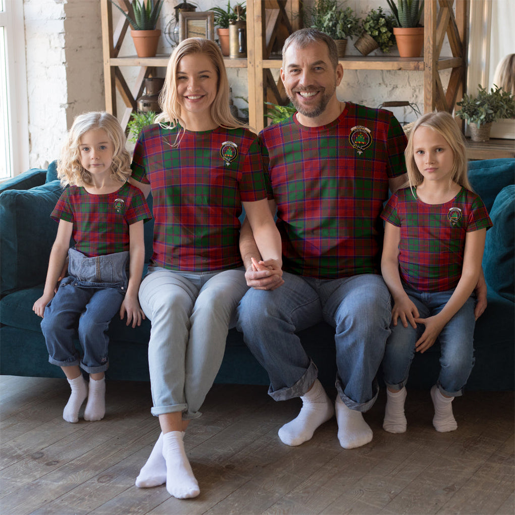 Grant Tartan T-Shirt with Family Crest - Tartan Vibes Clothing