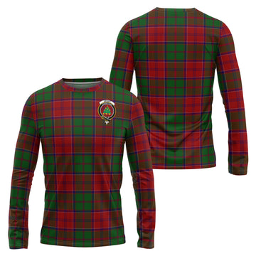 Grant Tartan Long Sleeve T-Shirt with Family Crest