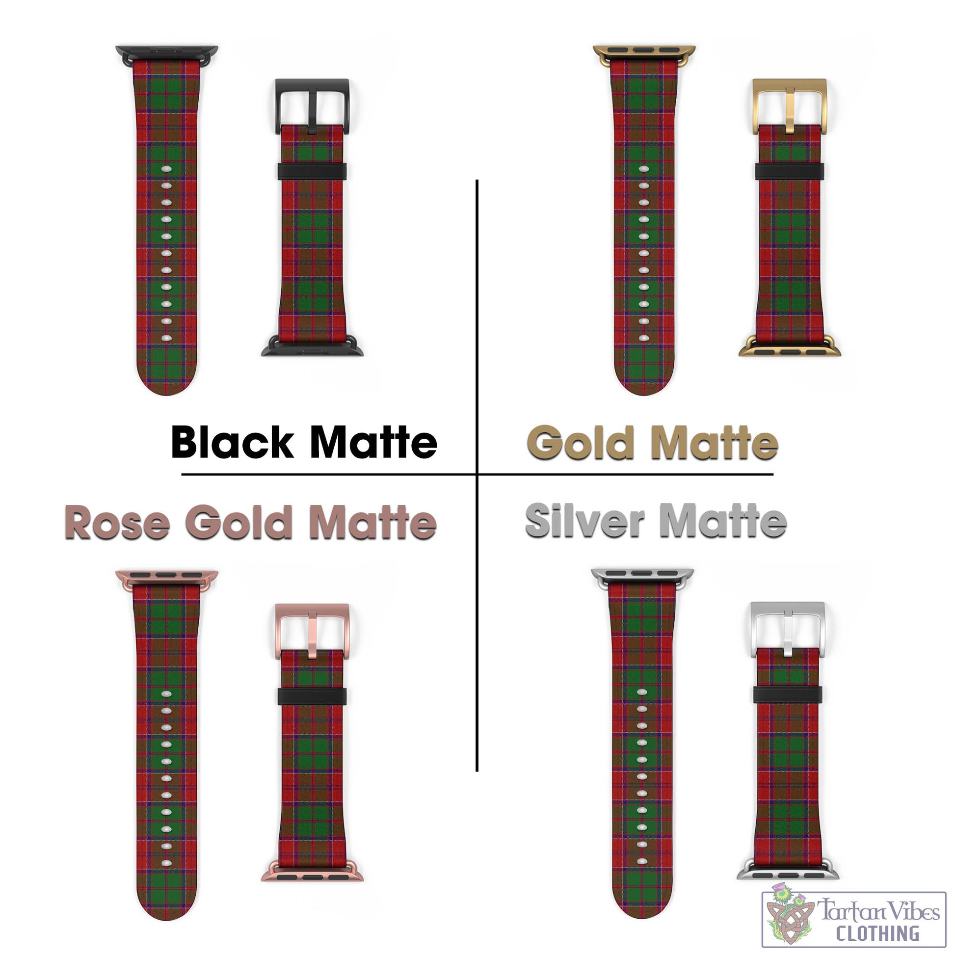 Tartan Vibes Clothing Grant Tartan Watch Band