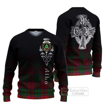 Grant Tartan Ugly Sweater Featuring Alba Gu Brath Family Crest Celtic Inspired