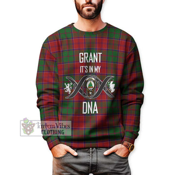 Grant Tartan Sweatshirt with Family Crest DNA In Me Style