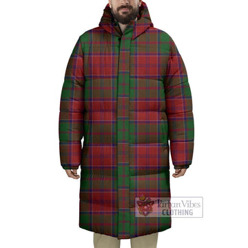 Grant Tartan Long Down Jacket