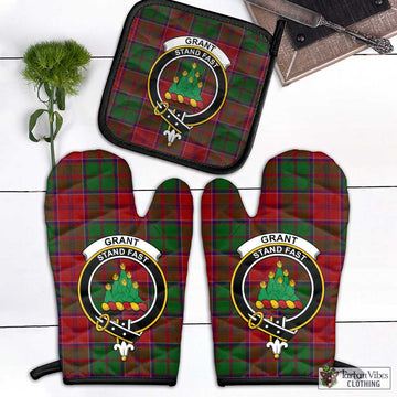 Grant Tartan Combo Oven Mitt & Pot-Holder with Family Crest