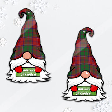 Grant Gnome Christmas Ornament with His Tartan Christmas Hat