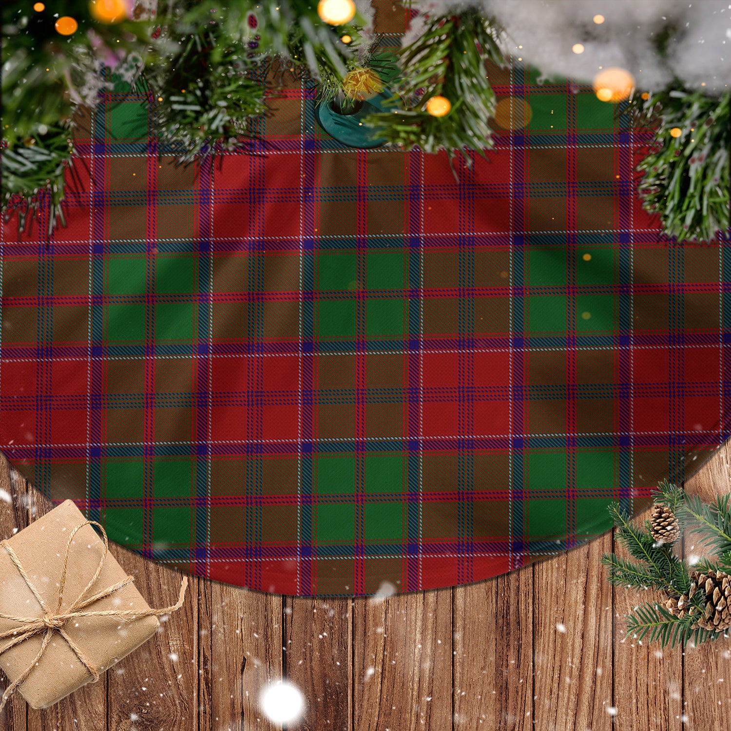 Grant Tartan Christmas Tree Skirt - Tartanvibesclothing