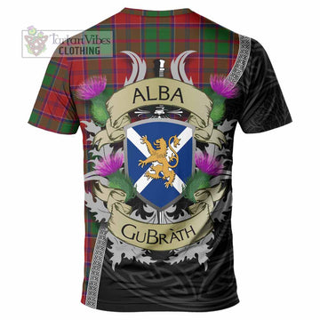 Grant Tartan Family Crest T-Shirt Lion Rampant Royal Thistle Shield Celtic Inspired - Tartan Vibes Clothing