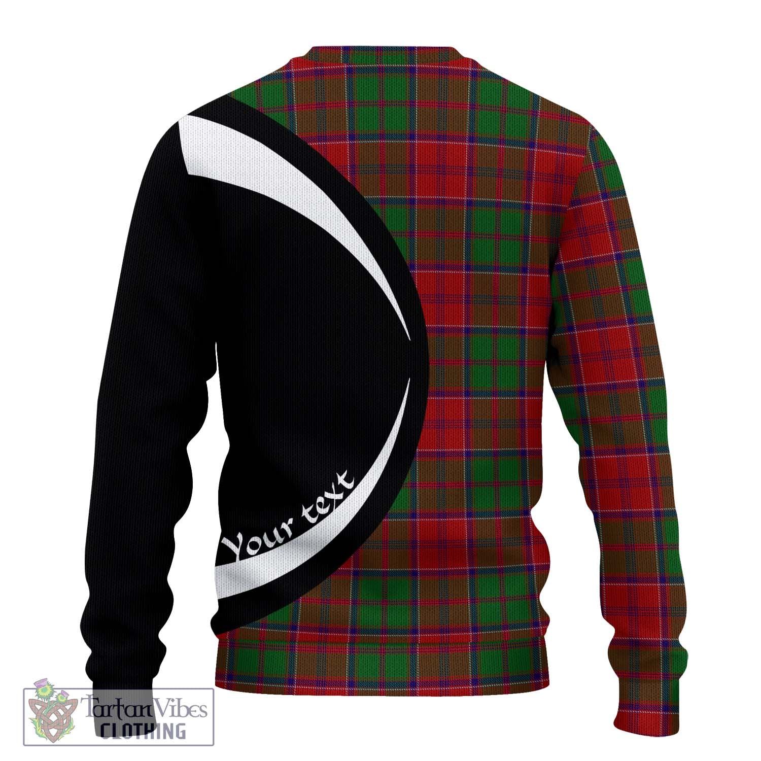 Grant Tartan Ugly Sweater with Family Crest Circle Style - Tartan Vibes Clothing