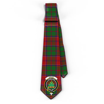 Grant Tartan Classic Necktie with Family Crest