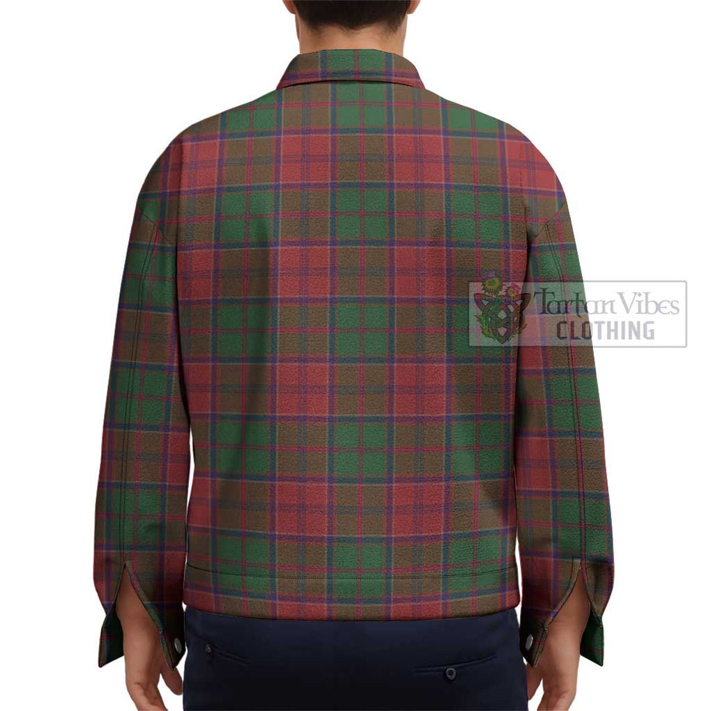 Grant Tartan Unisex Lapel Cotton Jacket - Tartan Vibes Clothing