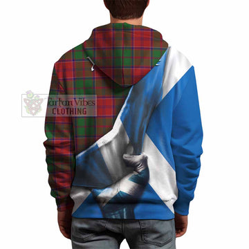 Grant Tartan Hoodie with Family Crest Scotland Patriotic Style