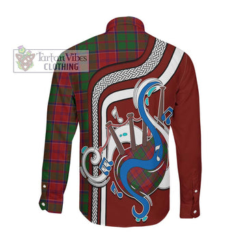 Grant Tartan Long Sleeve Button Shirt with Epic Bagpipe Style