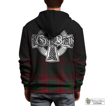 Grant Tartan Hoodie Featuring Alba Gu Brath Family Crest Celtic Inspired