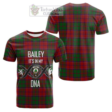 Grant Tartan Cotton T-shirt with Family Crest DNA In Me Style