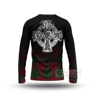 Grant Tartan Long Sleeve T-Shirt Featuring Alba Gu Brath Family Crest Celtic Inspired