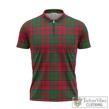 Grant Tartan Zipper Polo Shirt