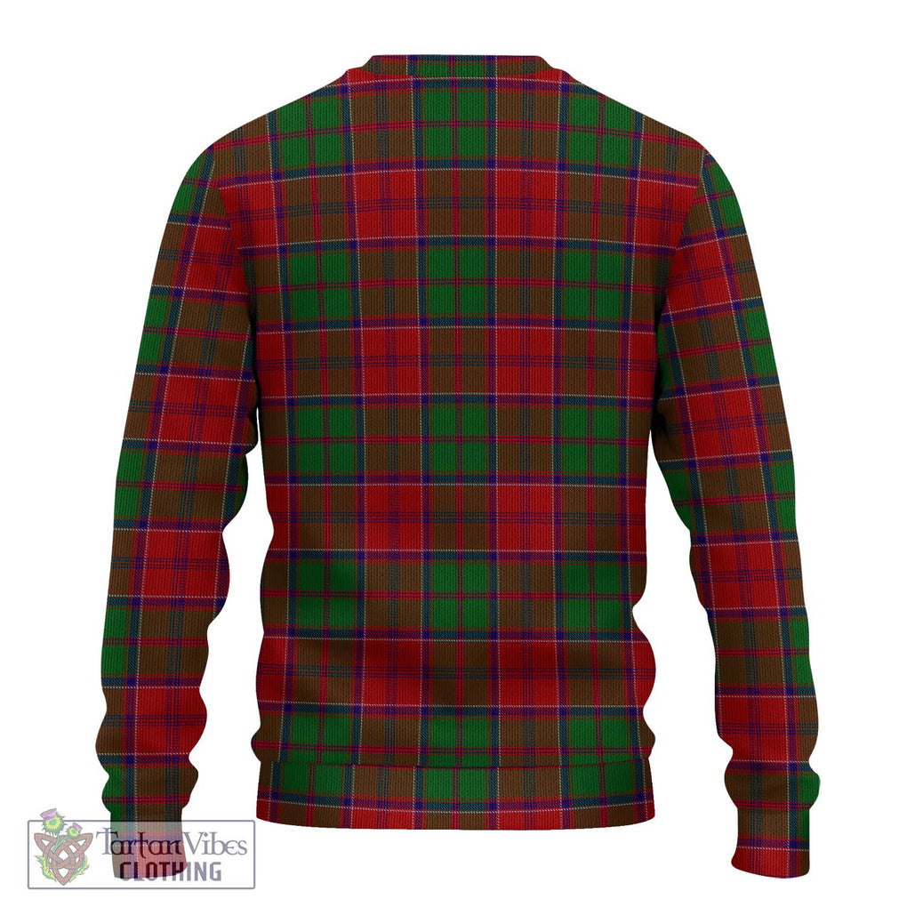 Grant Tartan Knitted Sweater with Family Crest DNA In Me Style - Tartanvibesclothing Shop