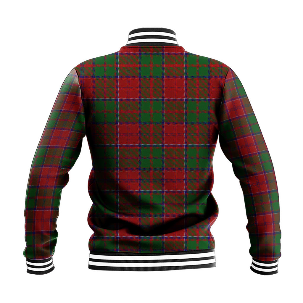 Grant Tartan Baseball Jacket with Family Crest - Tartan Vibes Clothing