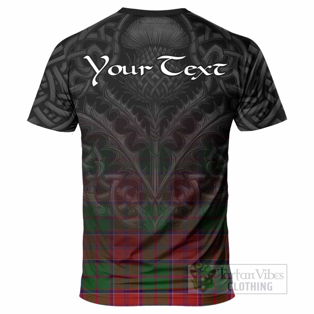 Tartan Vibes Clothing Grant Tartan T-Shirt with Family Crest Celtic Thistle Vibes