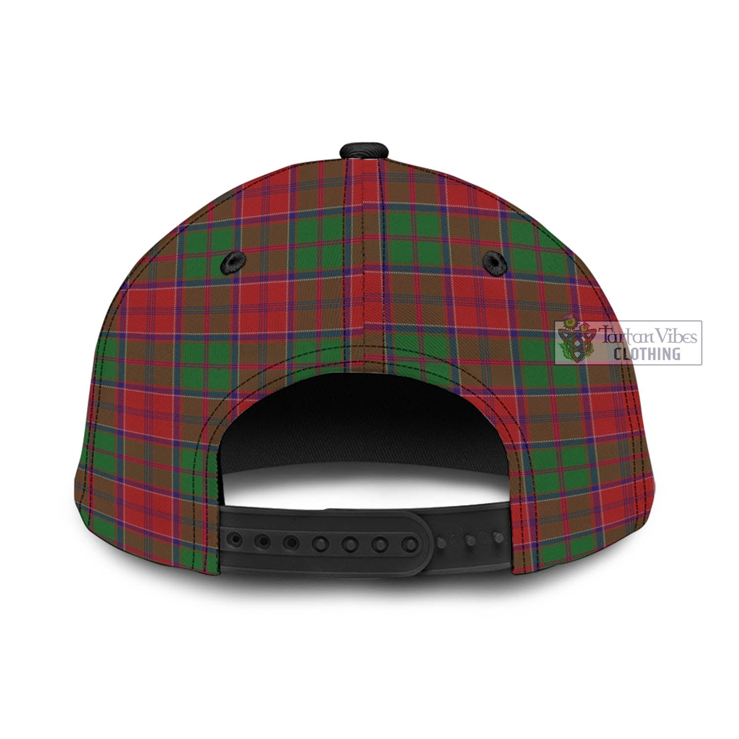 Tartan Vibes Clothing Grant Tartan Classic Cap with Family Crest In Me Style