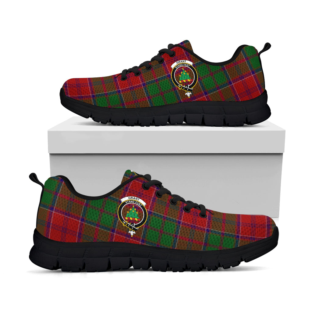 Grant Tartan Sneakers with Family Crest - Tartan Vibes Clothing