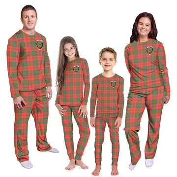 Grant Ancient Tartan Pajamas Family Set with Family Crest