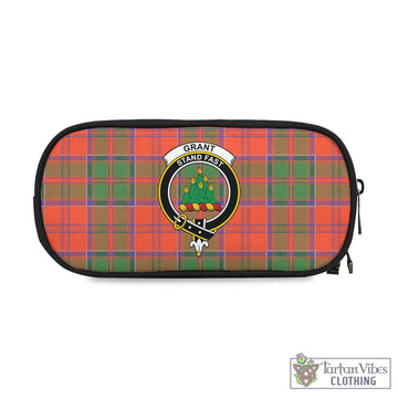 Grant Ancient Tartan Pen and Pencil Case with Family Crest