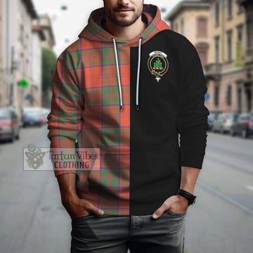 Grant Ancient Tartan Hoodie with Family Crest and Half Of Me Style