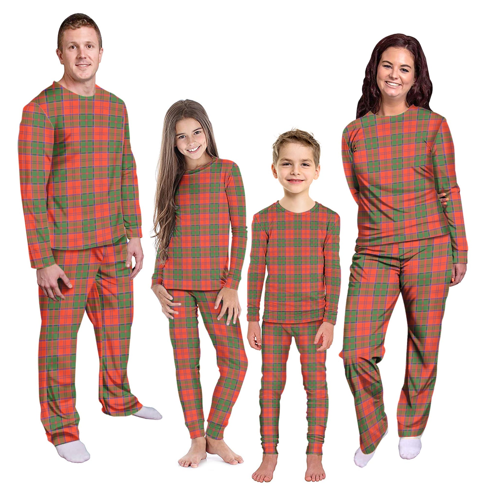 Grant Ancient Tartan Pajamas Family Set Kid - Tartan Vibes Clothing