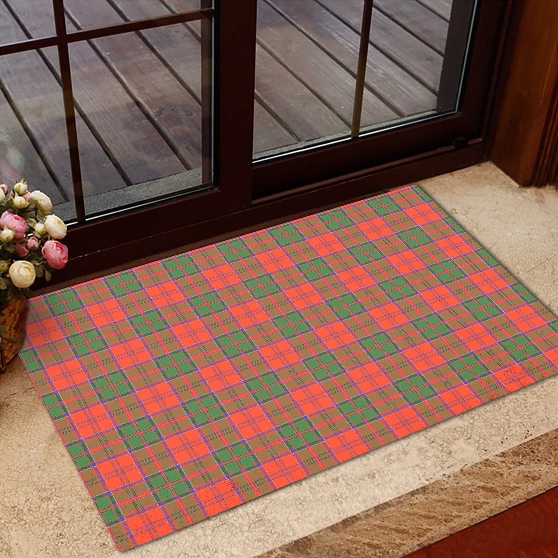 Grant Ancient Tartan Door Mat - Tartanvibesclothing