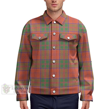 Grant Ancient Tartan Unisex Lapel Cotton Jacket