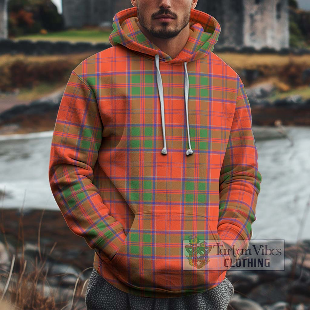 Grant Ancient Tartan Cotton Hoodie Pullover Hoodie XS - Tartan Vibes Clothing