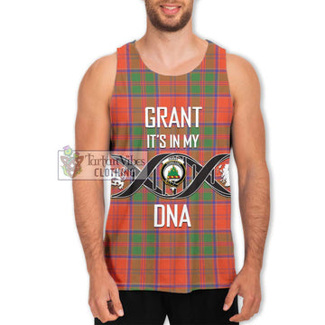 Grant Ancient Tartan Men's Tank Top with Family Crest DNA In Me Style